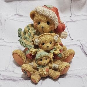 Cherished Teddies Theodore Samantha and Tyler Friendship Weathers All Storms Fig